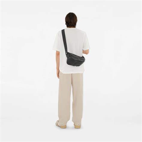 Medium Shield Messenger Bag in Slate 